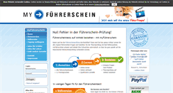 Desktop Screenshot of my-fuehrerschein.de